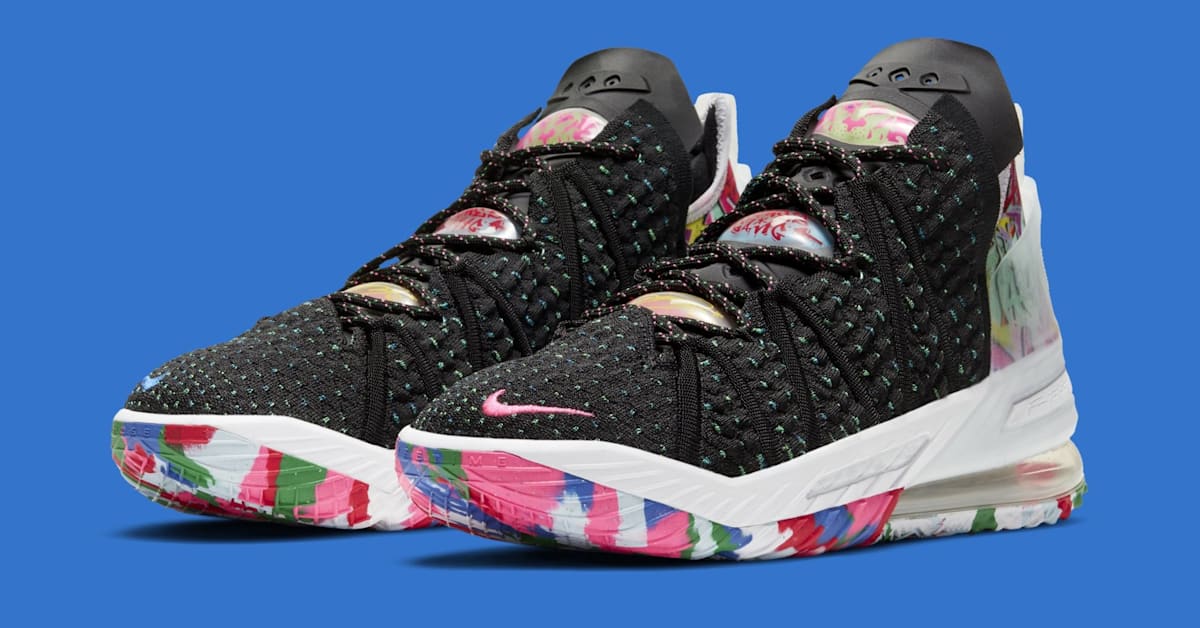 Nike LeBron XXl James Gang Nike LeBron 18 “James Gang” (Black/Multi-Color/White  main image 3