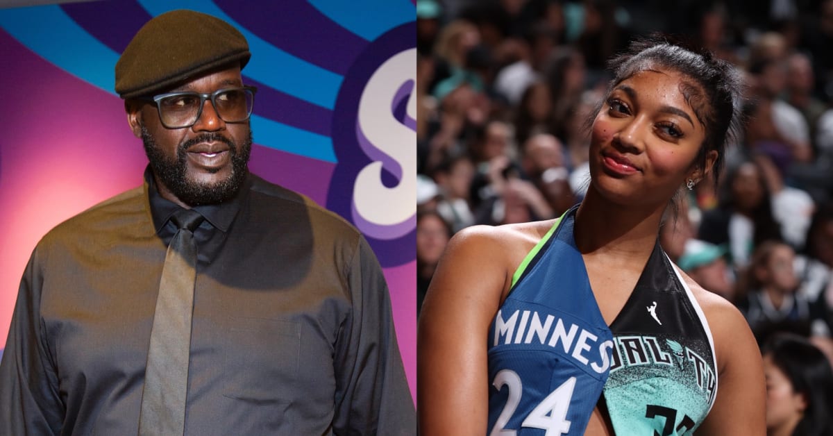 Shaquille O'Neal Seemingly Makes Angel Reese Uncomfortabl...