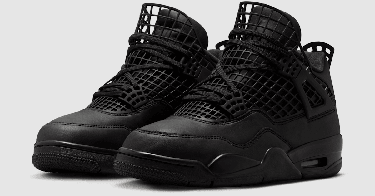 All-Black 'Net' Air Jordan 4 Releasing Soon