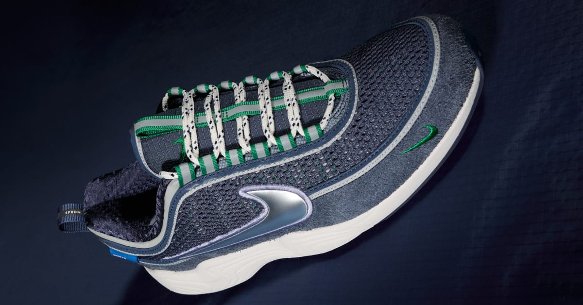 UNDEFEATED X NIKE AIR ZOOM SPIRIDON - CARGOKHAKI/ BLACK