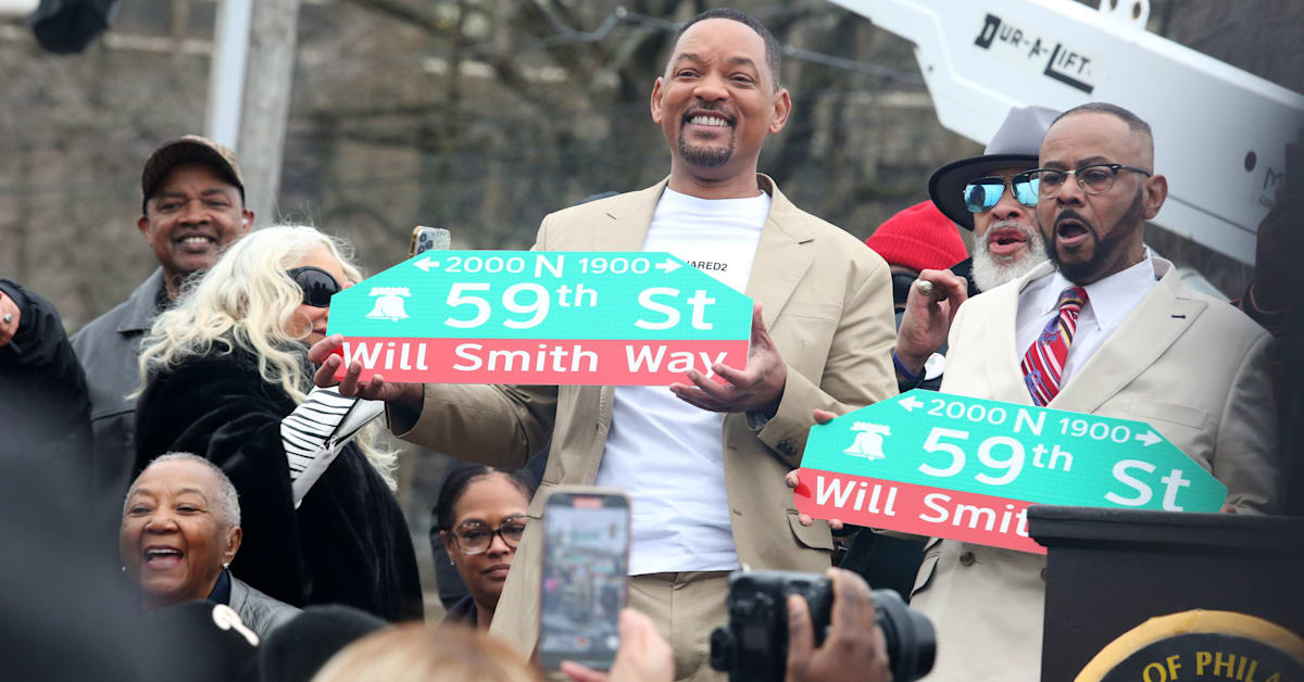 Will Smith Honored With West Philadelphia Street Named After Him