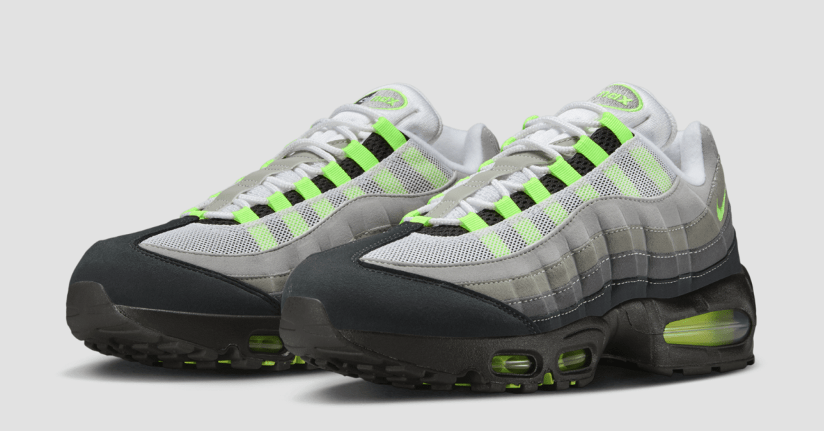 Neon' Nike Air Max 95 Big Bubble Returns in April 2025