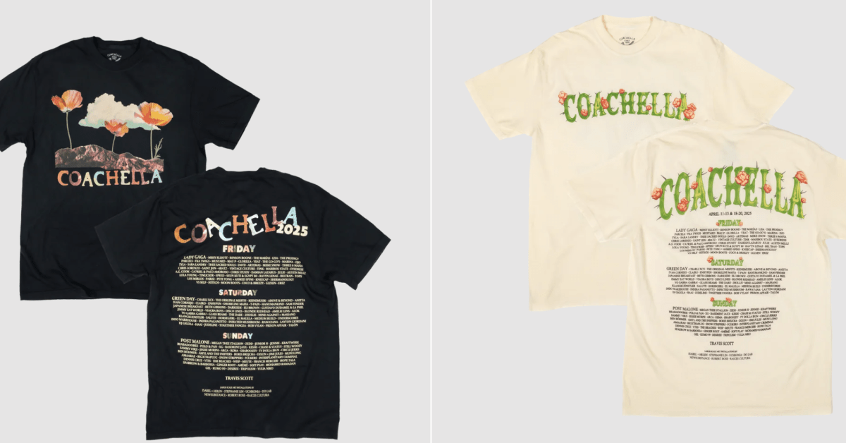 Travis Scott Coachella 2025限定Tシャツ XL Travis Scott Coachella XL Cactus Jack 2025 Official Merch XL