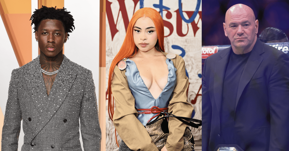 Dana White Shades Ice Spice and Sauce Gardner for Ignorin... #IceSpice
