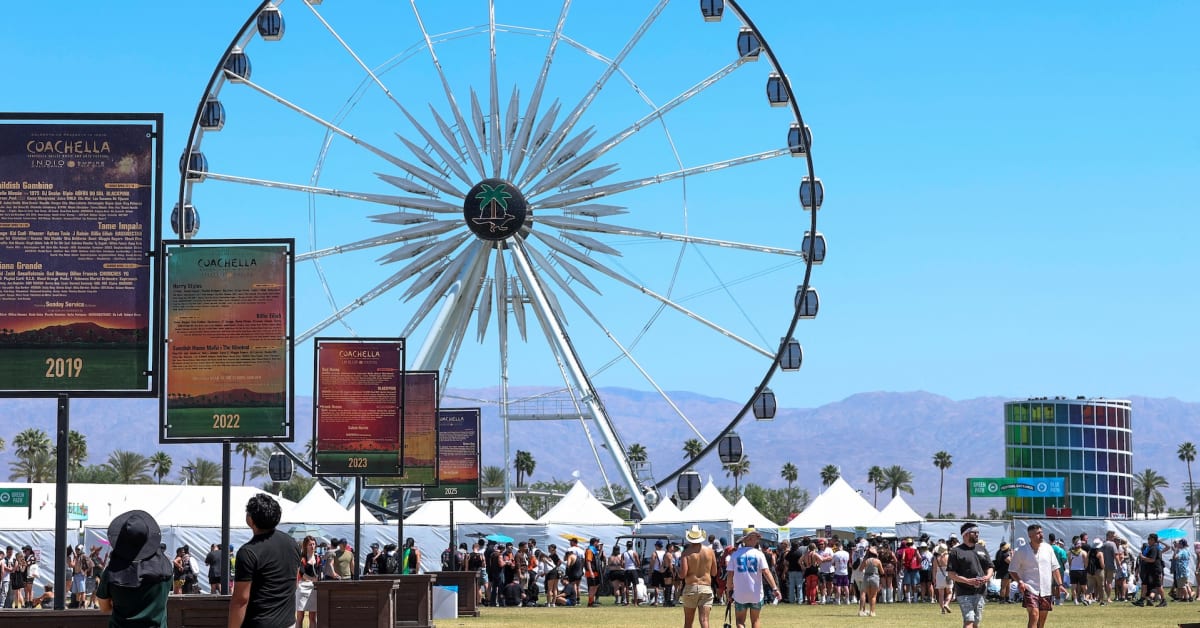 Firework Explosion at Coachella