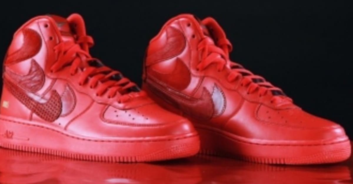 John Geiger Just Dropped the Misplaced Checks Air Force 1 in All Red