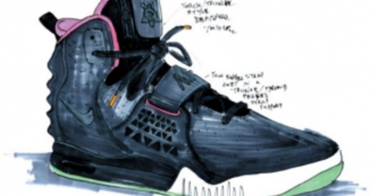 Nike Air Yeezy 2 - New Images & Design Sketches