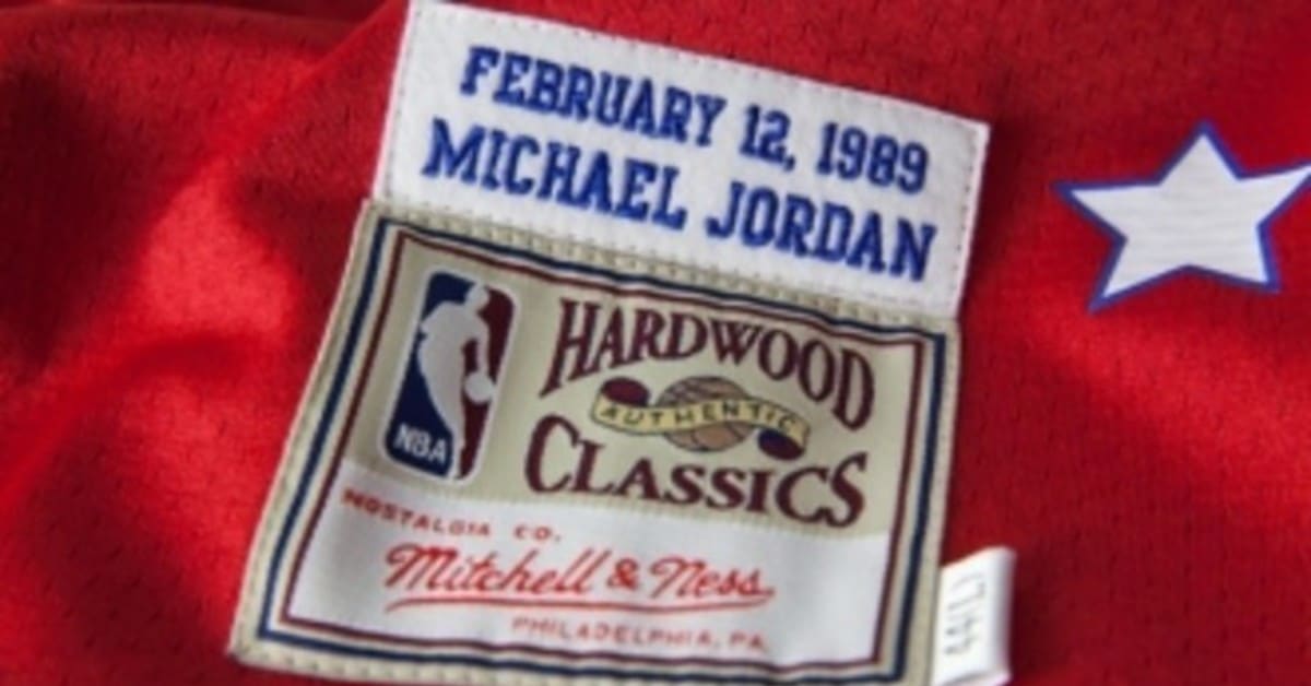 ミッチェルアンドネス1989オールスターマイケルジョーダン レッド23