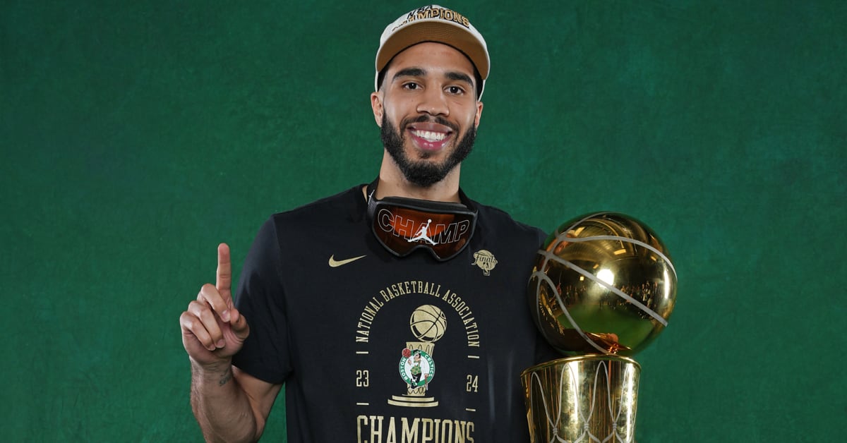 Jayson Tatum Clowned for Paying Homage to Famous Champion...