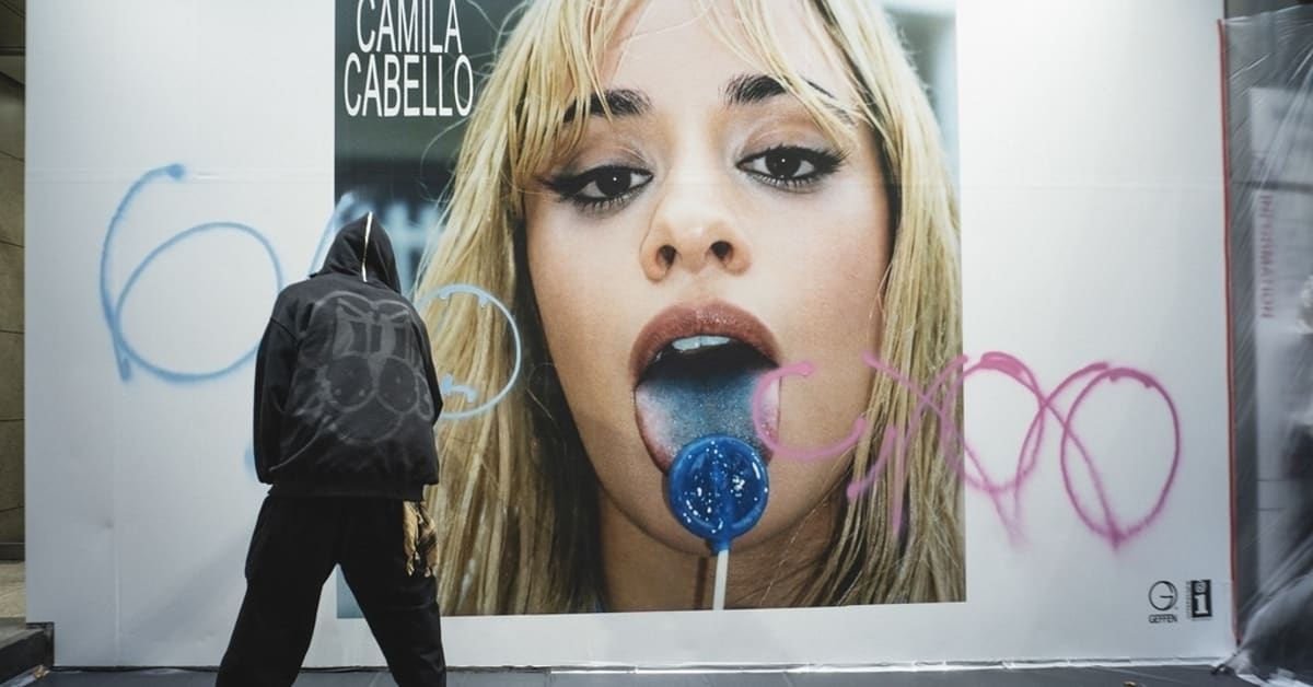 CHITO Tags Camila Cabello's 'C,XOXO' Logo in Tokyo, Japan