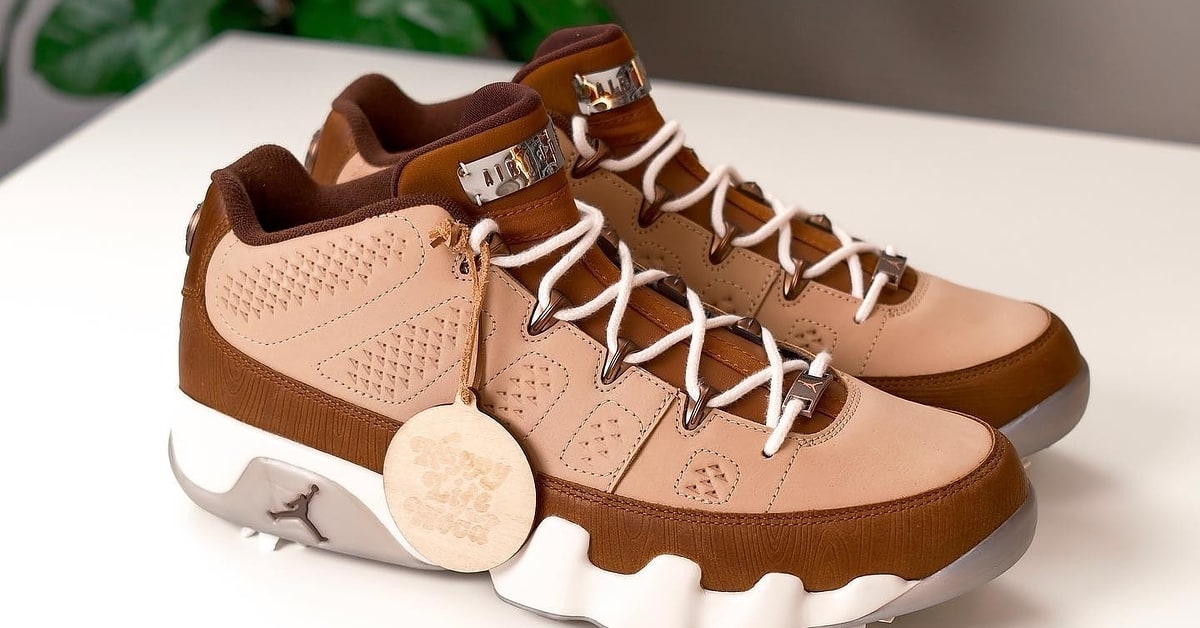 ハッピー ライフ ウッド × ナイキ エアジョーダン9 ゴルフ 23cm Happy Life Wood x Air Jordan 9 Low Golf Release Date