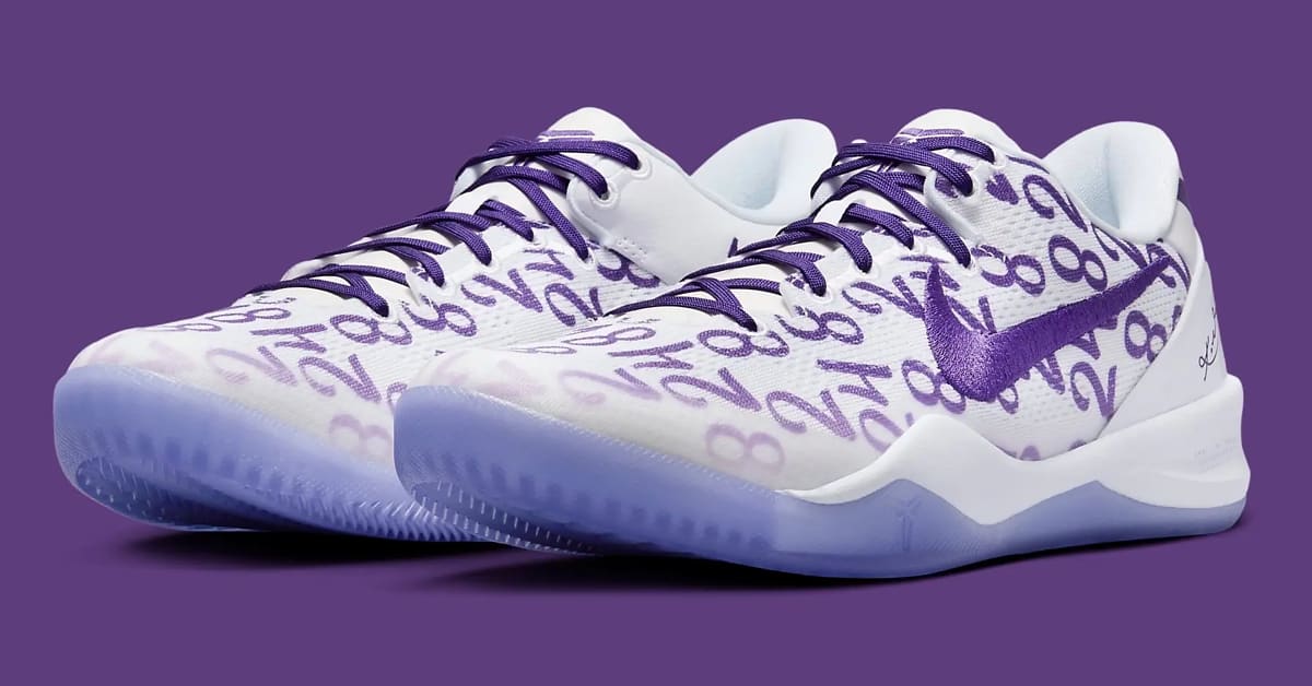 【週末最終SALE】Nike Kobe 8 ホワイト/パープル Nike Kobe 8 Protro - White/Court Purple (Men's) | Mamba
