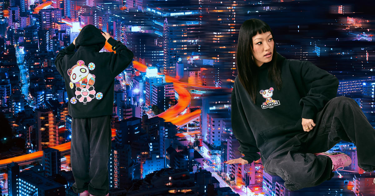 BLACKPINK X Takashi Murakami Pandakashi Print (Pink), 2023