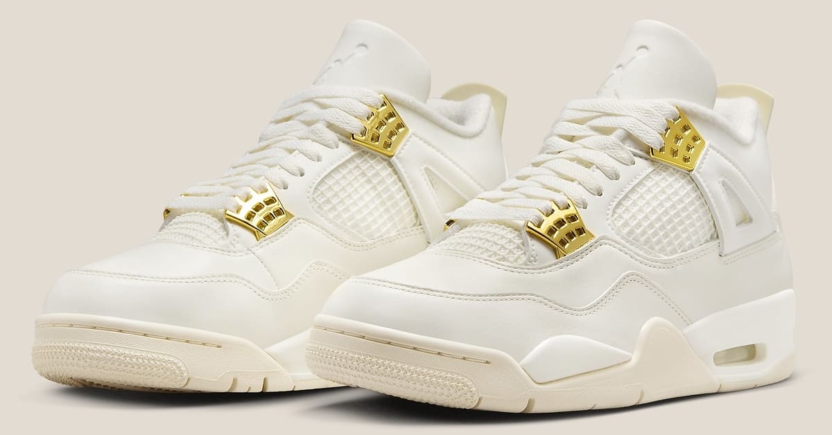Air Jordan 4 Retro Metallic Gold Release Date AQ9129 170