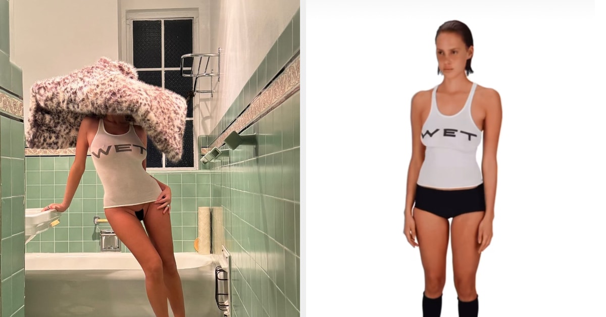 トップス Kanye West wet sex top トップス Kanye West wet sex top Kanye West Yeezy Wet Tank Top