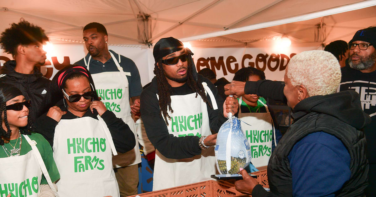 Quavo, Fat Joe, YG, Lola Brooke, and More Give Back for Thanksgiving 2023