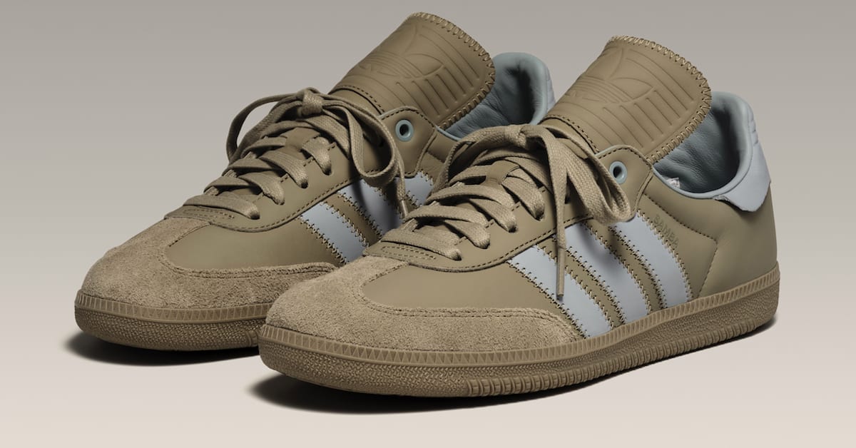 K　超美品！adidas Humanrace Samba adidas x Humanrace Samba by Pharrell - White/Pink