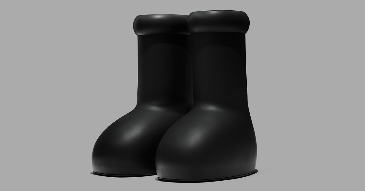 mschf big black boots アトムブーツ28cm hip hop MSCHF Big Black Boots Releasing October 26