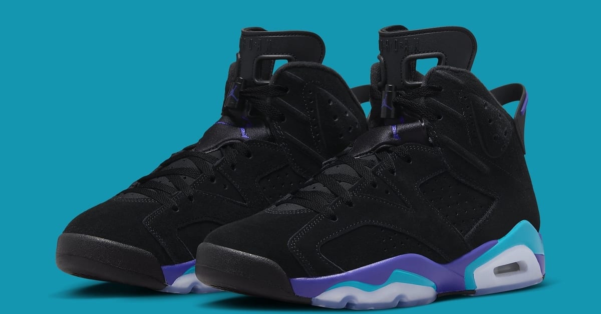Air jordan 6 aqua hotsell
