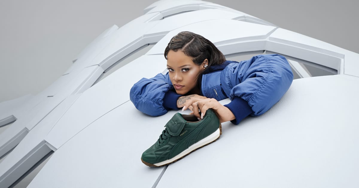 Fenty x Puma Avanti Club Navy Dark Myrtle Release D