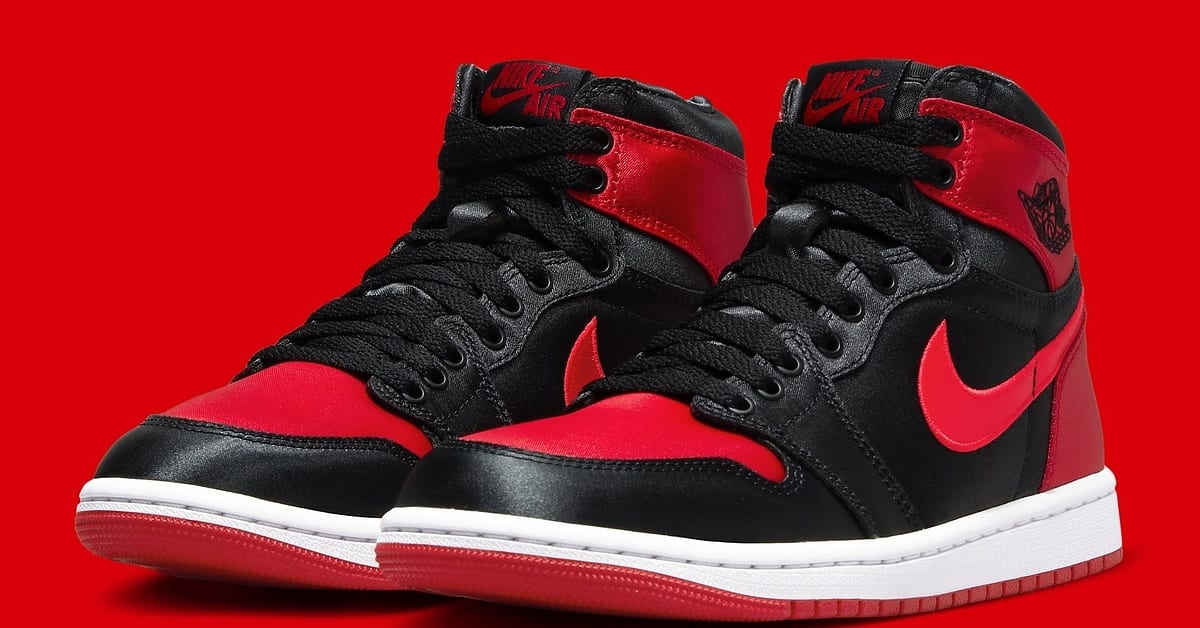 Satin red 1s clearance