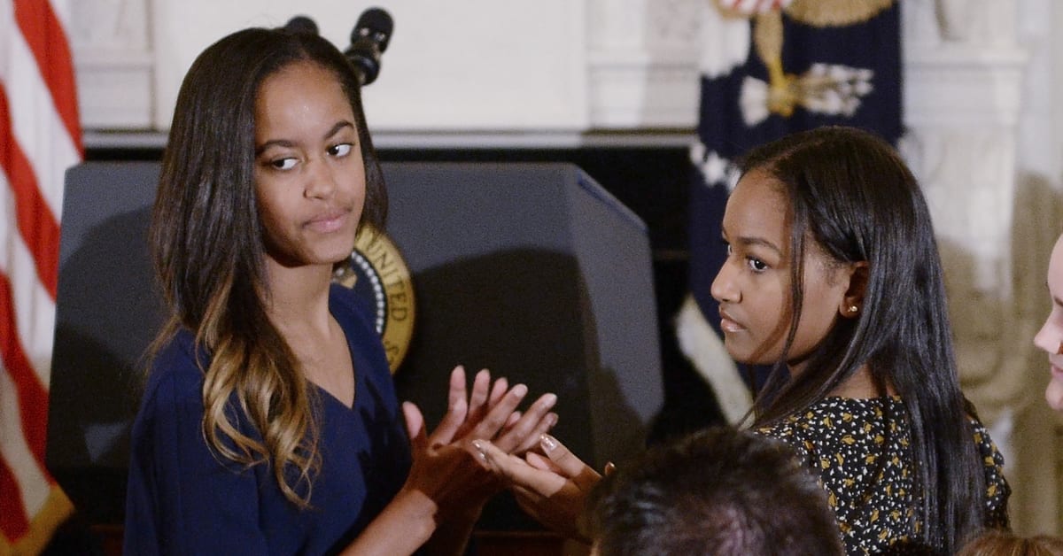 Sasha and Malia Obama Spotted at Drake Afterparty