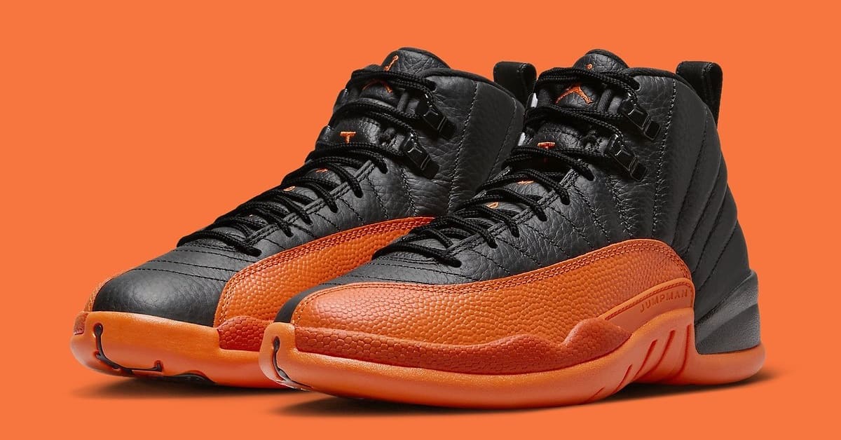 Orange and black 12s sale