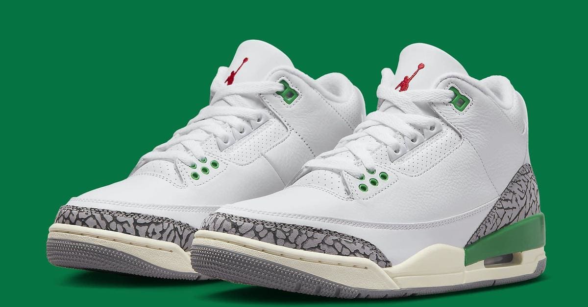 Jordans 3 green new arrivals