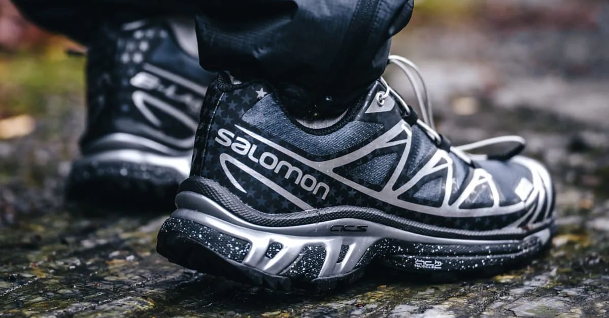 ピ*様 当日発送SALOMON XT-6×atmos 28cm Black/Si Atmos × Salomon XT-6 STARS COLLIDE Black L47346600 Men's