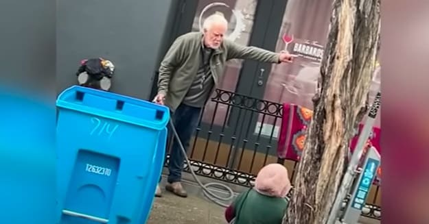 Investigation Launched After Footage Shows Man Spraying Unhoused Person ...