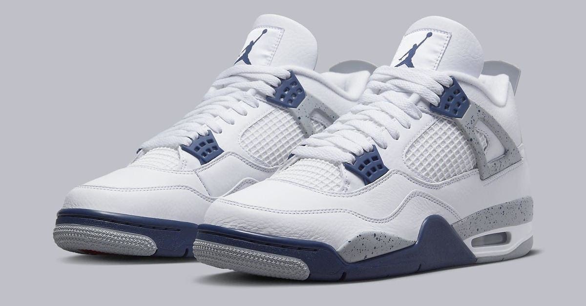 Midnight Navy' Air Jordan 4 Drops This Month