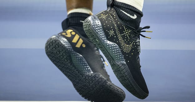 On Serena Williams Diamond Studded US Open Sneakers Mo