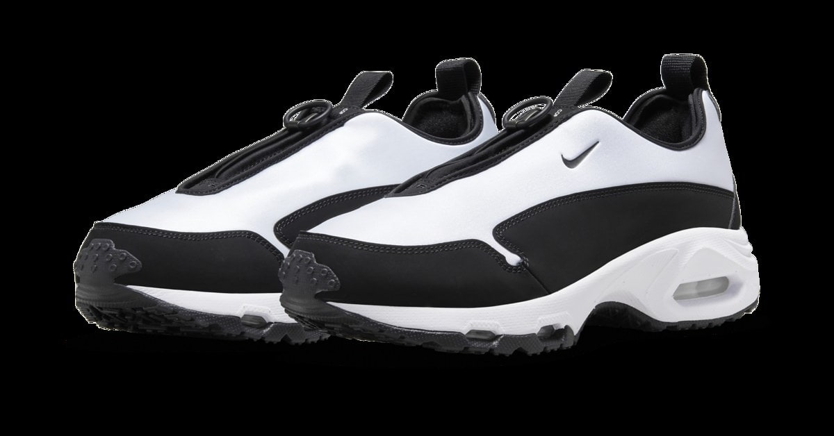 スニーカー Nike Air Max Sunder SP Comme des Garcons Homme White Black COMME des Garçons Homme Dresses The Nike Air Sunder Max In