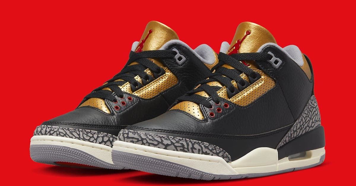 Black Gold Air Jordan 3 Drops in October
