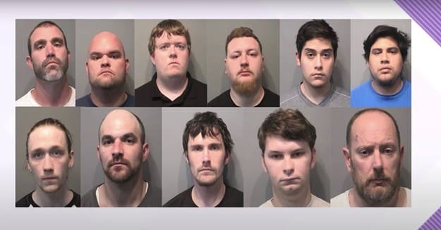 Nearly a Dozen Arrested in Child Sex Sting Operation in Indiana