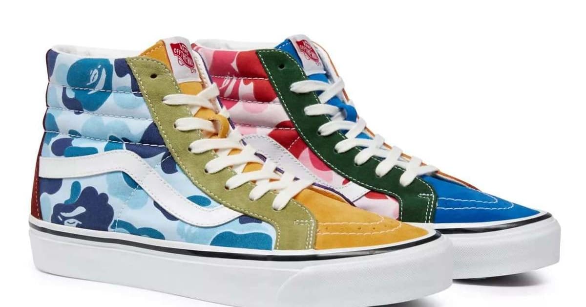 The Second Bape x Vans Collection Releases This Month