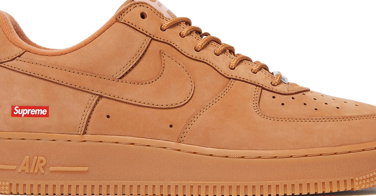 Flax' Supreme x Nike Air Force 1 Rumored to Drop Tomorro