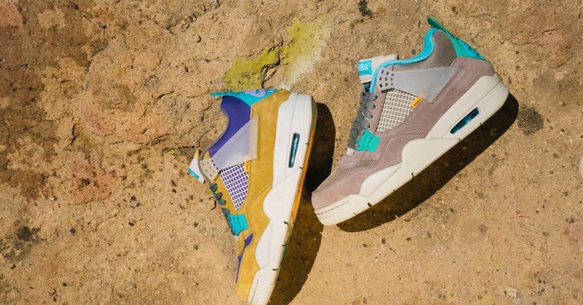 Union LA X Jordan 4 Retro 'Desert Moss' - Air Jordan
