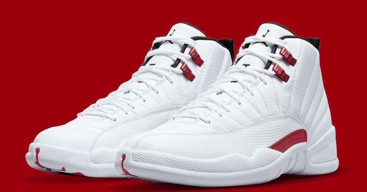 Brand new 12s white and red never worn Cherry Red Ghost Custom Dunks Brand new never worn... | Depop main image 3