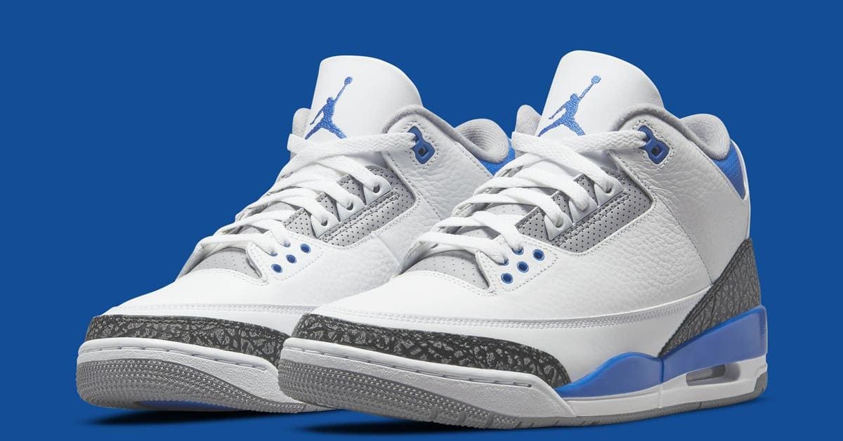 Racer Blue Air Jordan 3s Officially Dropping Next Month