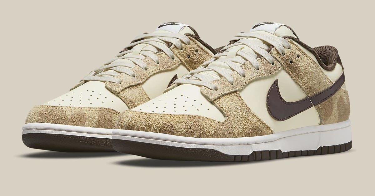 靴 NIKE DUNK LOW PRM ANIMAL PACK Cheetah NIKE DUNK LOW PRM ANIMAL PACK CHEETAH BROWN SAIL Giraffe