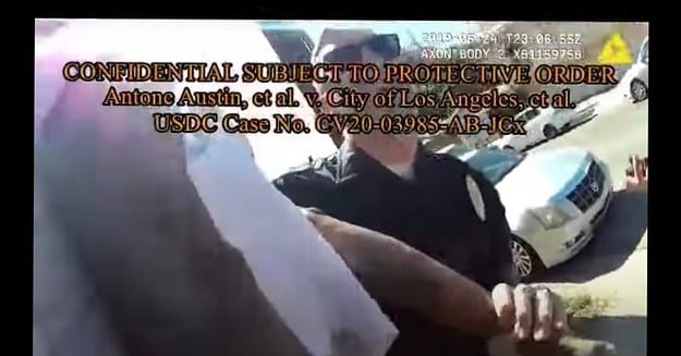 LAPD Video Shows Black Man Being Arrested During Officer's Search for ...