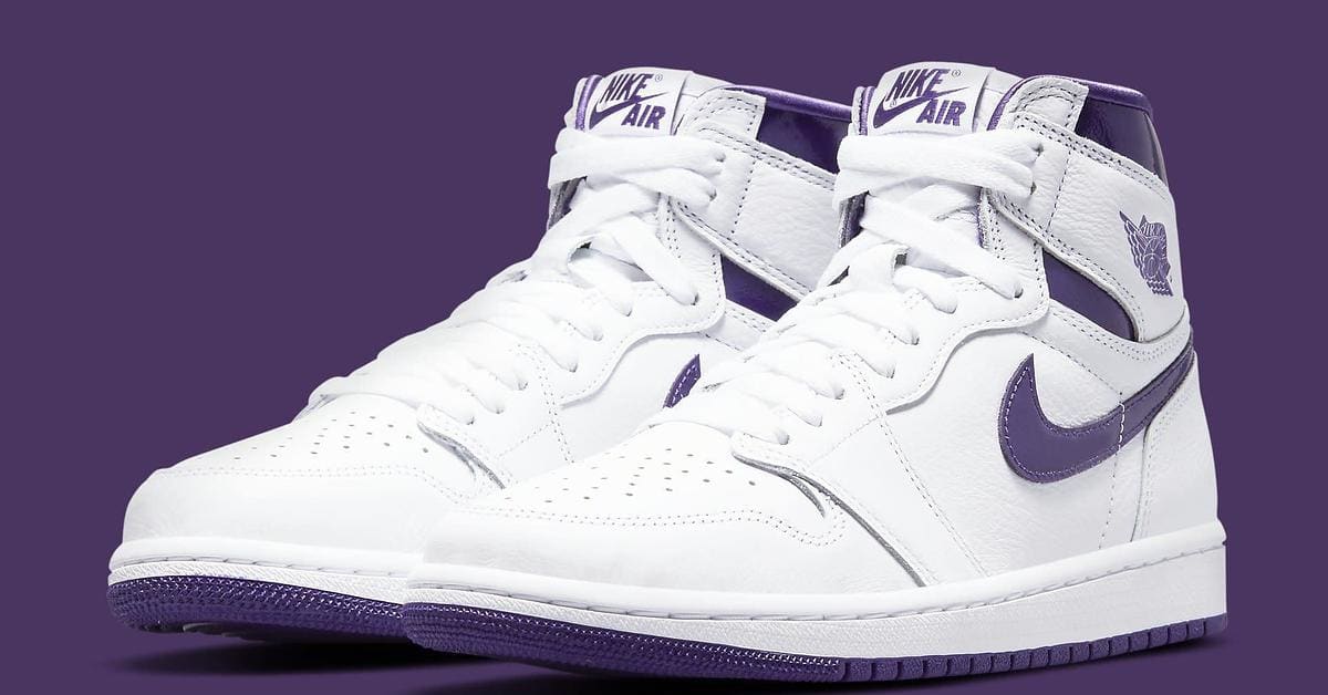 ★大人気★NIKE WMNS AIR JORDAN 1 HIGH COURT PURPLE Womens Nike Air Jordan 1 Retro High Court Purple Mid Low
