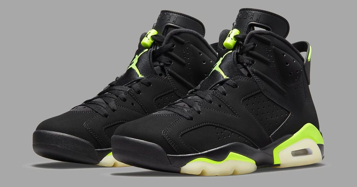 ほぼ未使用　NIKE AIR JORDAN 6 \"ELECTRIC GREEN\" Jordan 6 Retro Electric Green 2021 for Sale | Authenticity