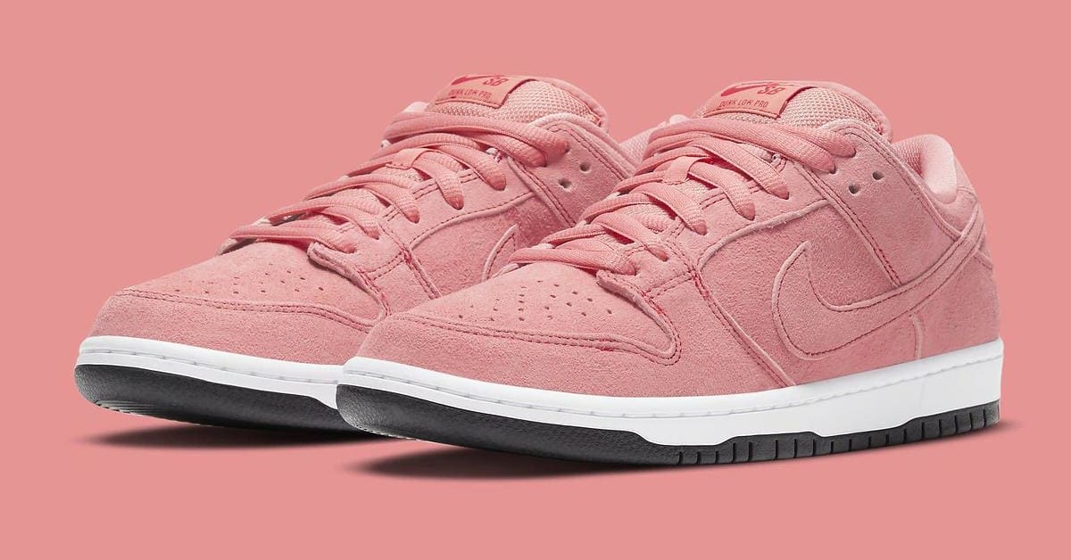 再入荷商品 Detailed Look at the 'Pink Pig' Nike SB Dunk Low 靴