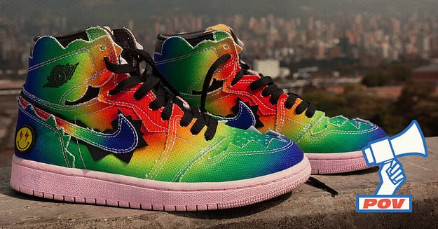 Men's) Air Jordan 1 Retro High OG J x J Balvin 'Colores Y
