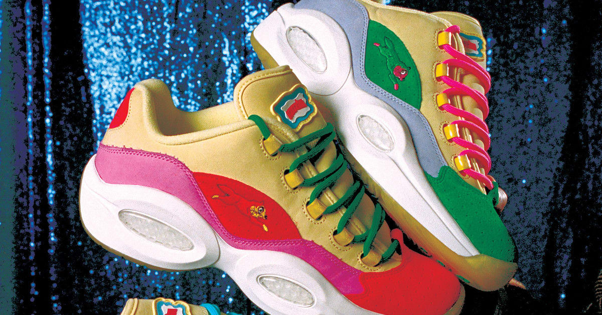 Reebok BBC Ice Cream Question Low EARLY LOOK: BBC ICE CREAM Reebok Question Low Review On Foot  main image 3