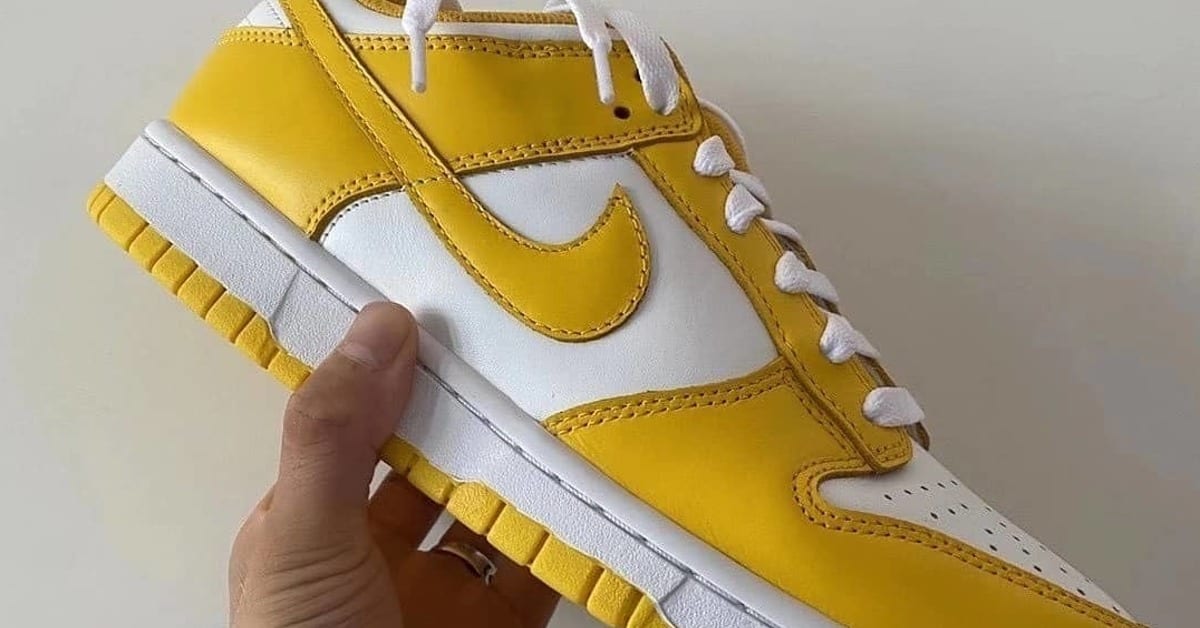 靴 Nike Dunk Low Panda White Gum Yellow NIKEから“パンダの顔”がついた、もふもふの新作ダンク・ロー登場