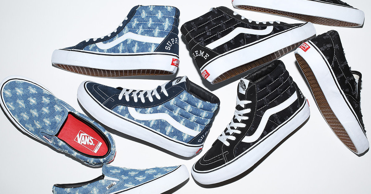 Supreme's New Vans Collaboration Releases This Week