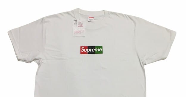 Rare Supreme x Virgil Abloh MCA Box Logo Tee Listed for O